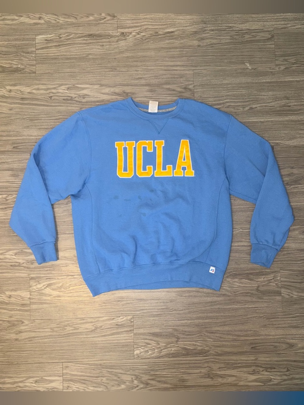 UCLA Russell Athletic Blue & Yellow Crewneck Sweatshirt Men’s Sz XL
